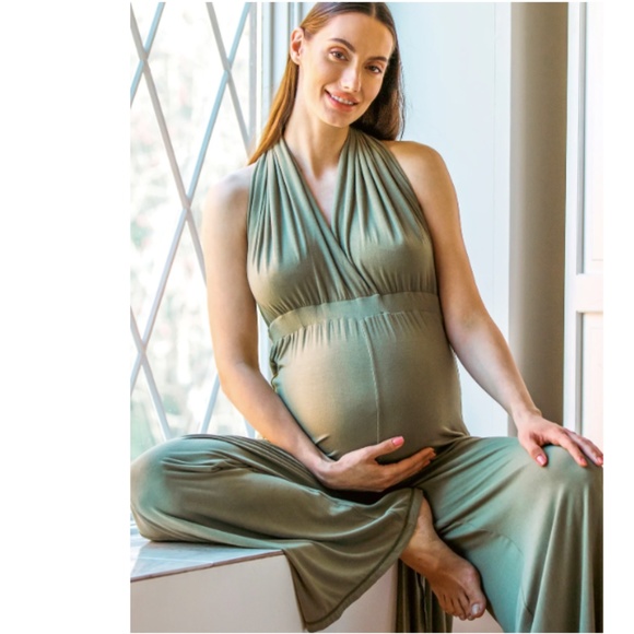 Aumnie 🇨🇦 Multiway Infinity Hatch Jumpsuit Jumper M Maternity Size 6 - Picture 4 of 8